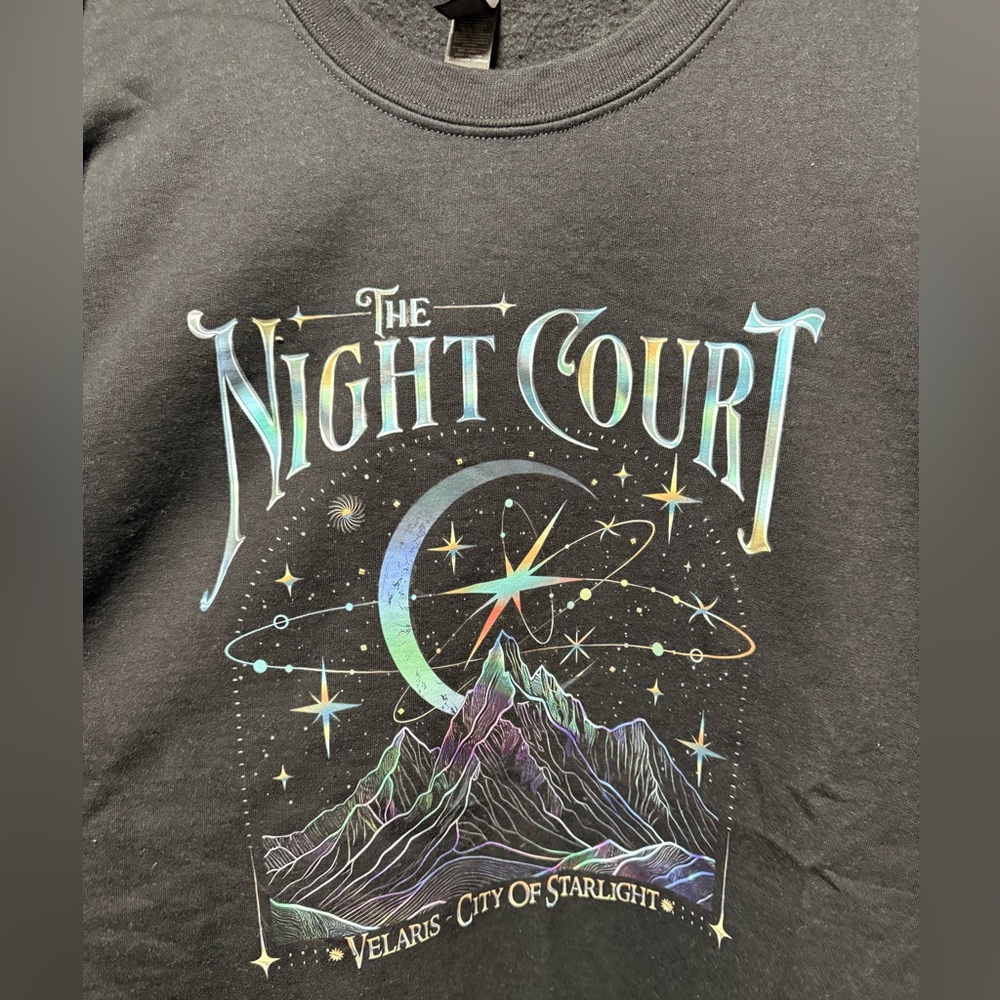 Gildan Black 'The Night Court' Sweatshirt